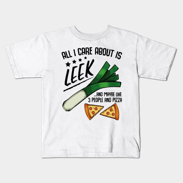 Leek Vegan Kids T-Shirt by Lumio Gifts